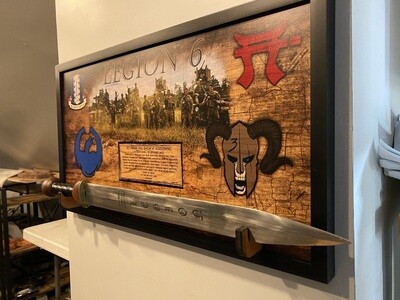 Dragon Co. 1-187 IN Gladius Mounting Plaque - 28.25&quot;x15.25&quot;