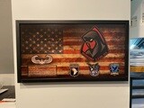 E Co "Renegades" 5-101 AVN Rustic Flag Plaque - 28.25"x15.25"