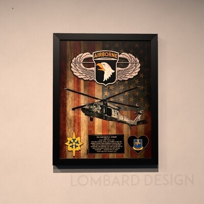 101st Airborne Air Assault Wood Plaque - 16.5”x20.5”