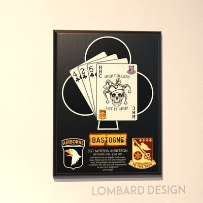 HHC 426 "High Rollers" - 9"x12" Plaque