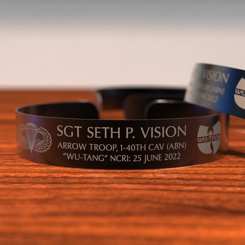 SGT Seth P. Vision Memorial Bracelet