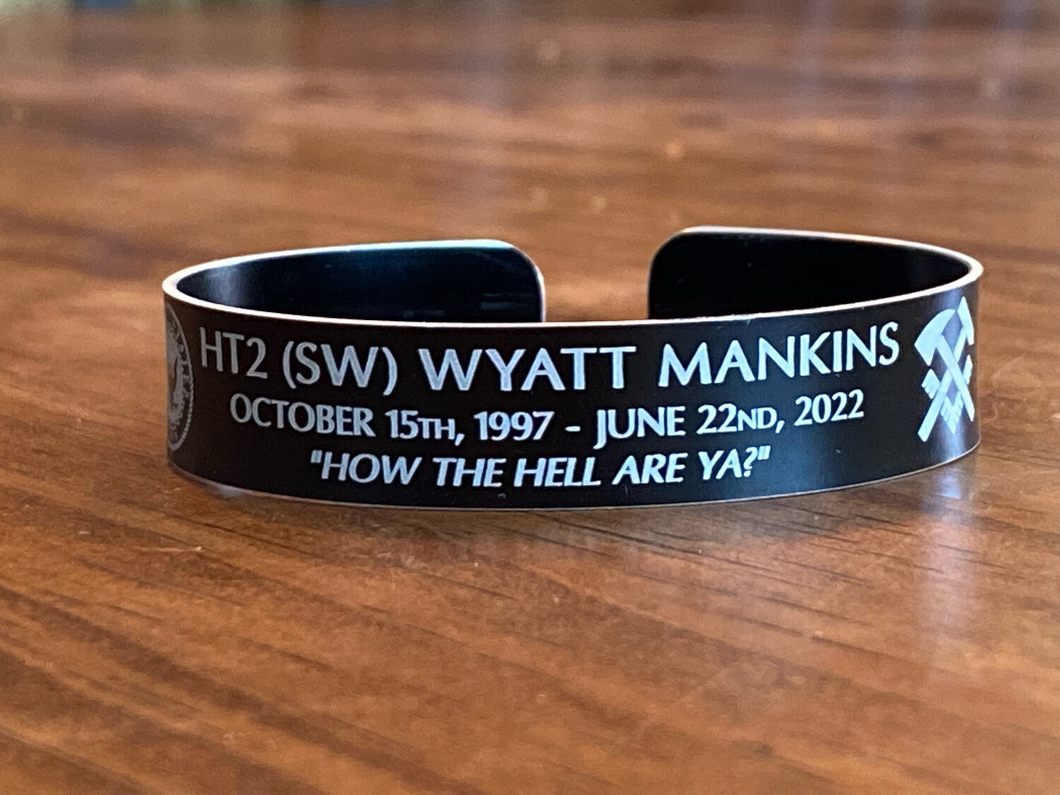 Wyatt Mankins Memorial Bracelet