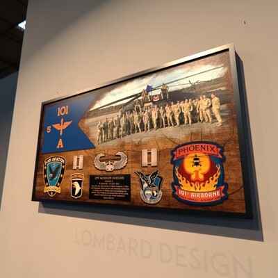 A Co Phoenix 5-101 AVN Guidon Plaque - 28.25"x15.25"