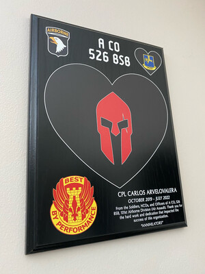 A Co &quot;Annihilator&quot; 526 BSB - 9&quot;x12&quot; Plaque