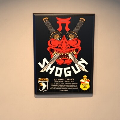 HHC "Shogun" 21 BEB - 9"x12" Plaque