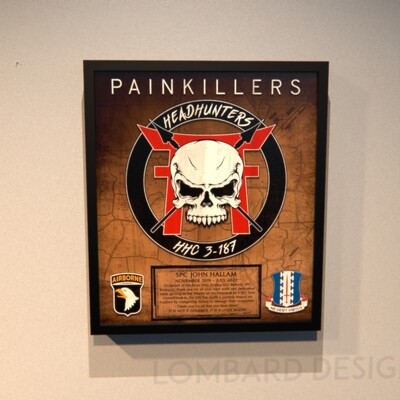 HHC 3-187 IN (Legacy Design) Wood Plaque 12.5&quot;x10.5&quot;
