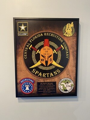 Central Florida Recruiting Co. &quot;Spartans&quot; Wood Plaque - 16.5&quot;x20.5&quot;