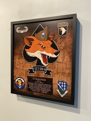 Fox Company 2-506 IN Wood Plaque - 12.5"x10.5"