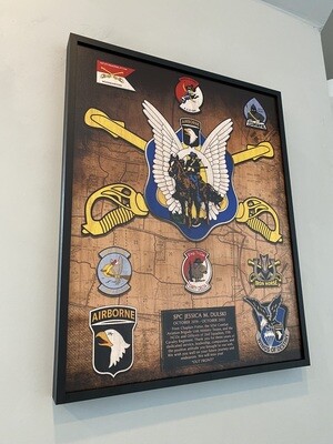 2-17 CAV Wood Plaque - 16.5&quot;x20.5&quot;