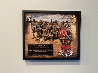 HHC &quot;Shogun&quot; 21 BEB Photo Wood Plaque 12.5&quot;x10.5&quot;