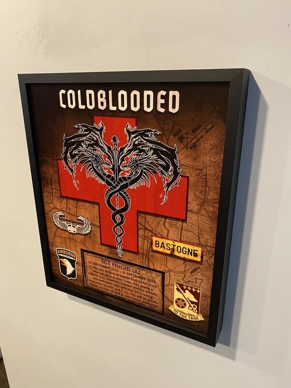 C Co "Coldblooded" 426 BSB Wood Plaque 12.5"x10.5"