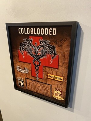 C Co &quot;Coldblooded&quot; 426 BSB Wood Plaque 12.5&quot;x10.5&quot;