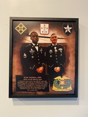 U.S. Army Sustainment Center of Excellence Wood Photo Plaque 12.5&quot;x10.5&quot;