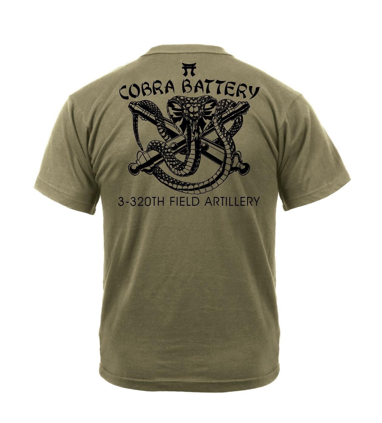 Cobra Battery 3-320th FA Coyote T-Shirt