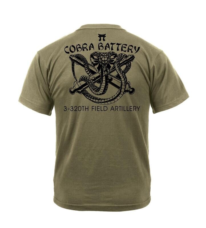 Cobra Battery 3-320th FA Coyote T-Shirt