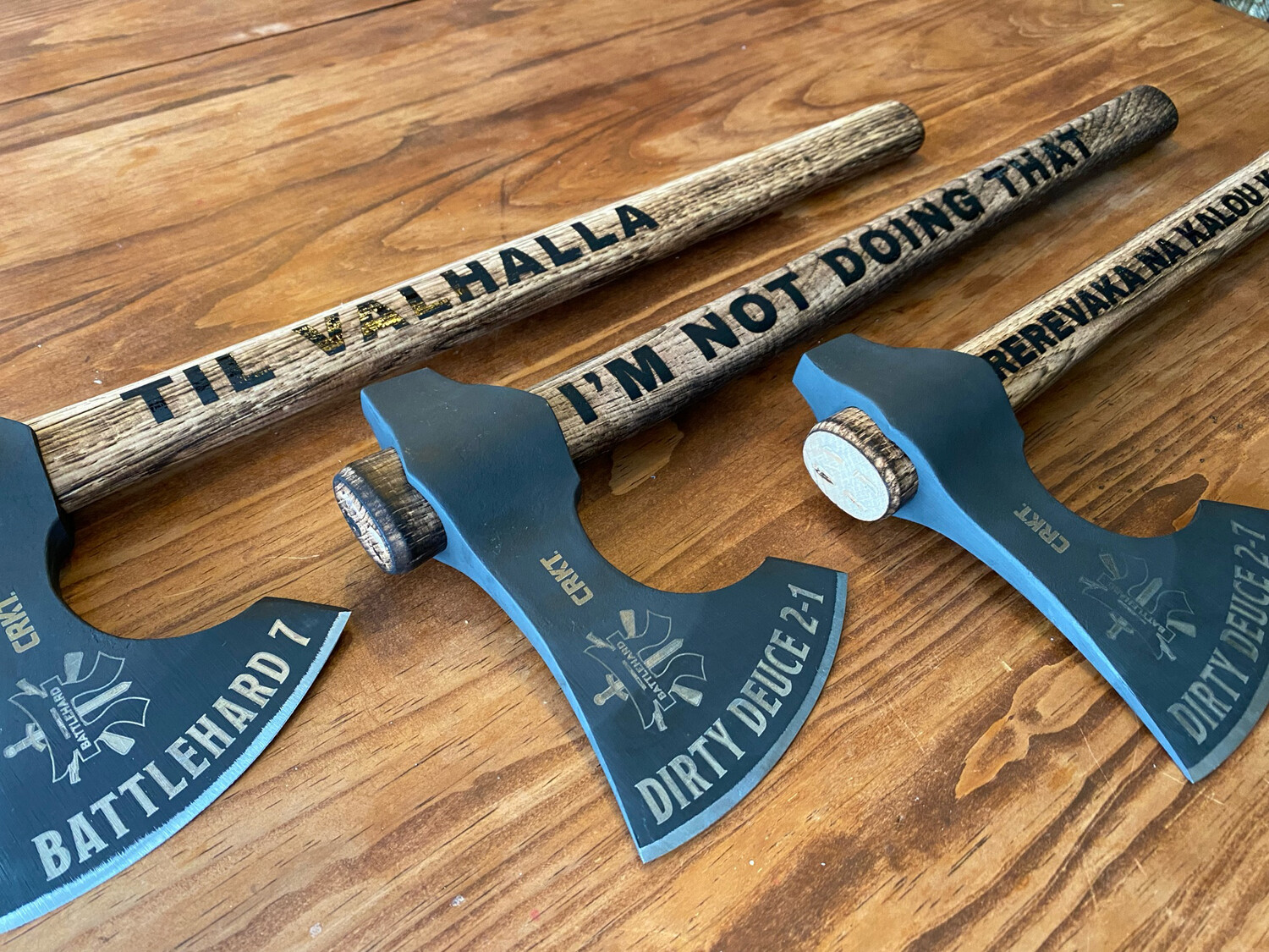 Axe Engraving and Printing