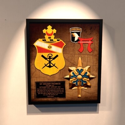 21st BEB MI Wood Plaque 12.5"x10.5"