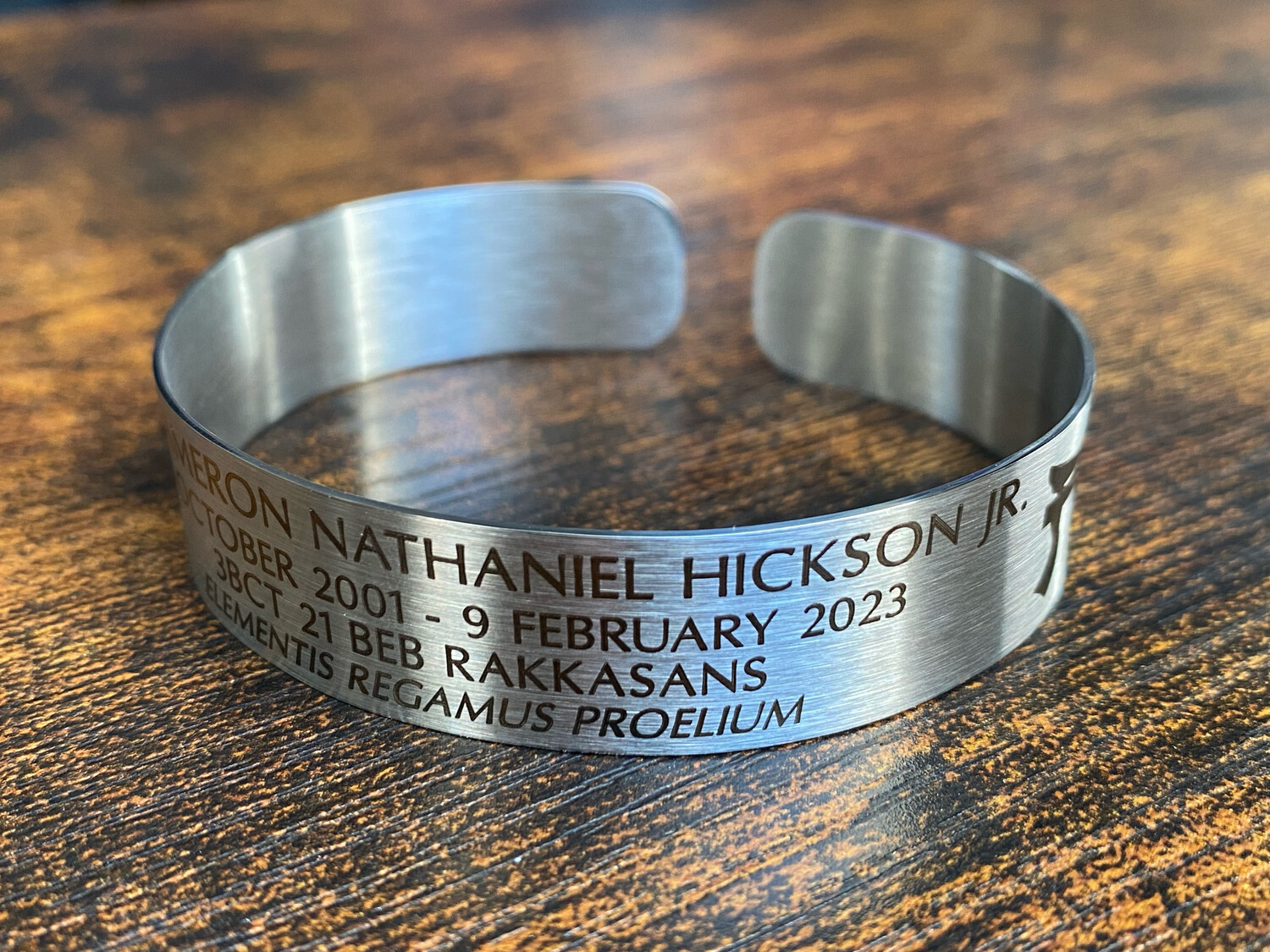 Cameron Nathaniel Hickson Jr. Memorial Bracelet