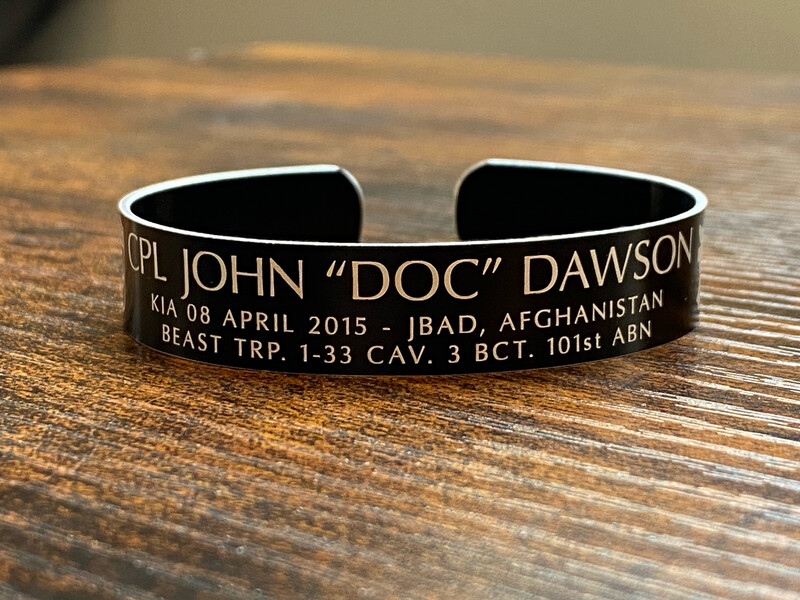 John Dawson Memorial Bracelet