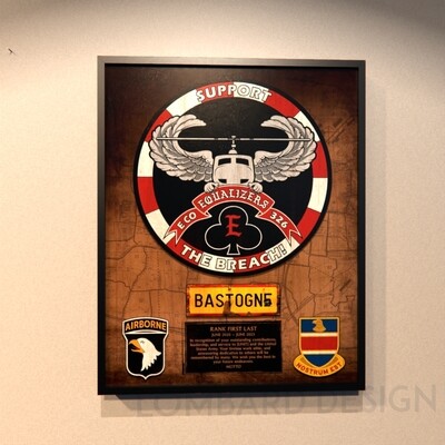 E Co &quot;Equalizers&quot; 326 BEB Wood Plaque - 20.5&quot;x16.5&quot;