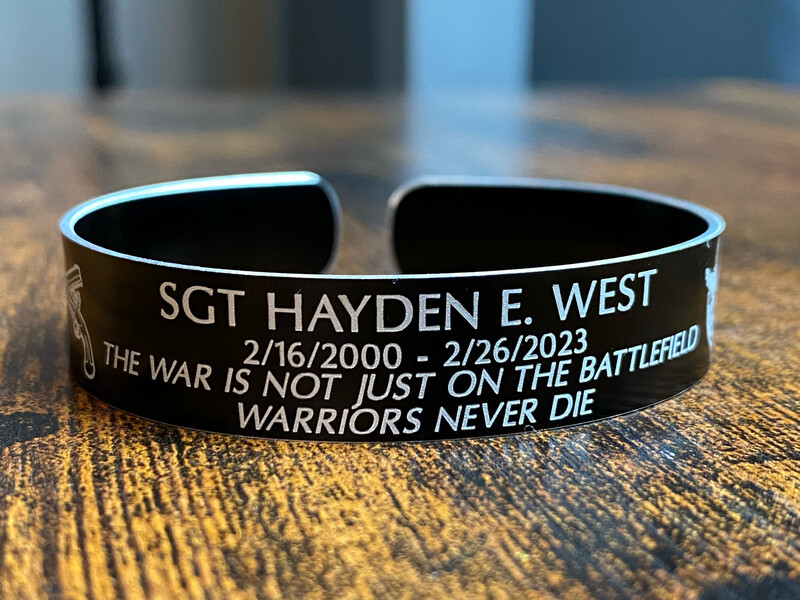 Hayden West Memorial Bracelet