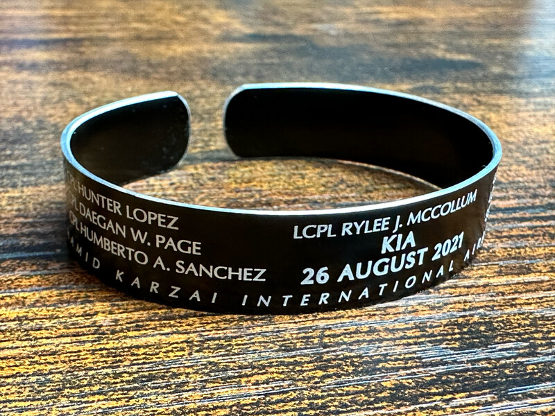 13 Hero Memorial Bracelet - KIA 26 August 2021