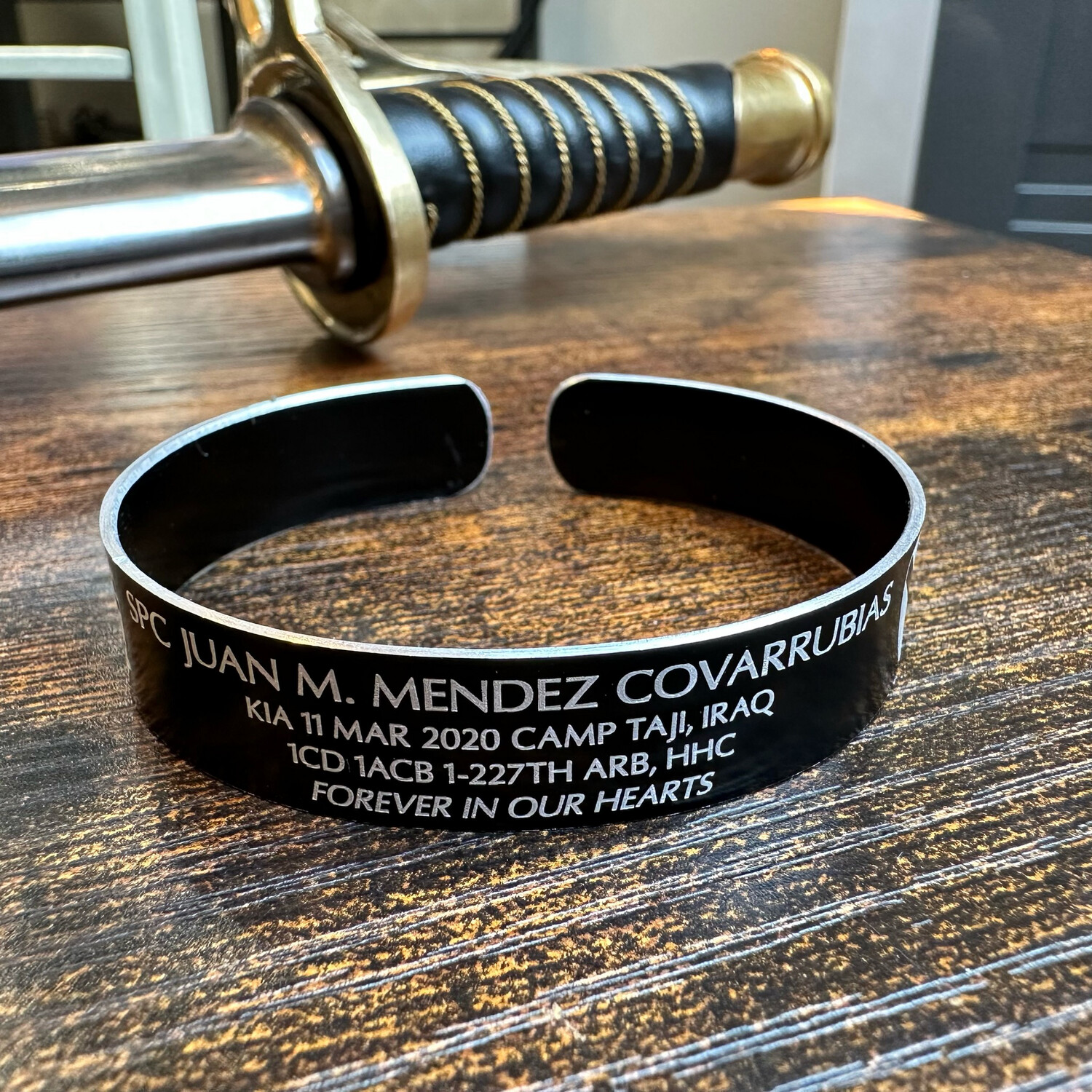 SPC Juan M. Mendez Covarrubias Memorial Bracelet
