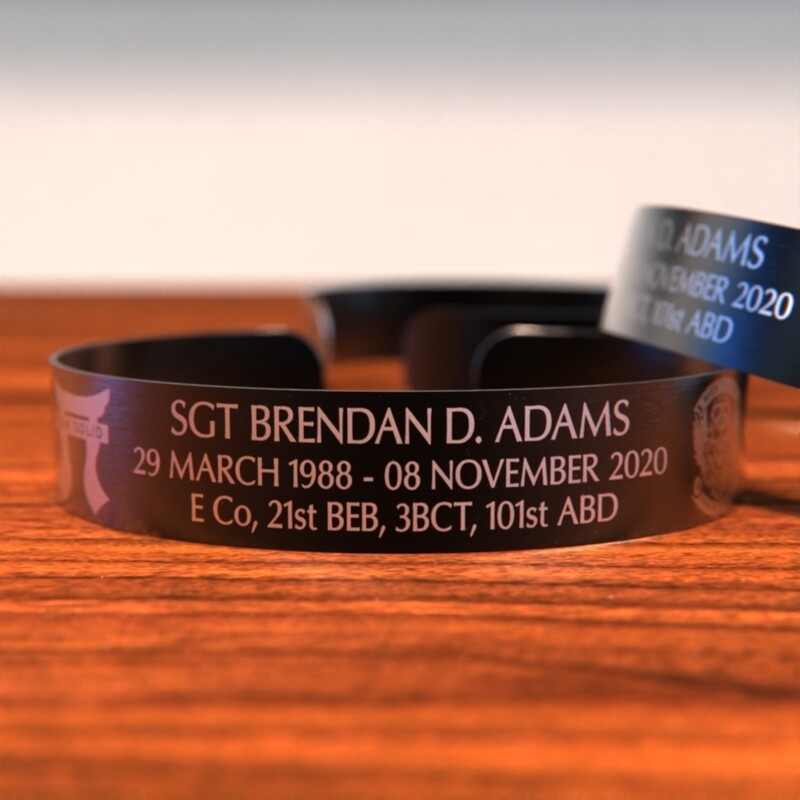 Brendan D. Adams Memorial Bracelet