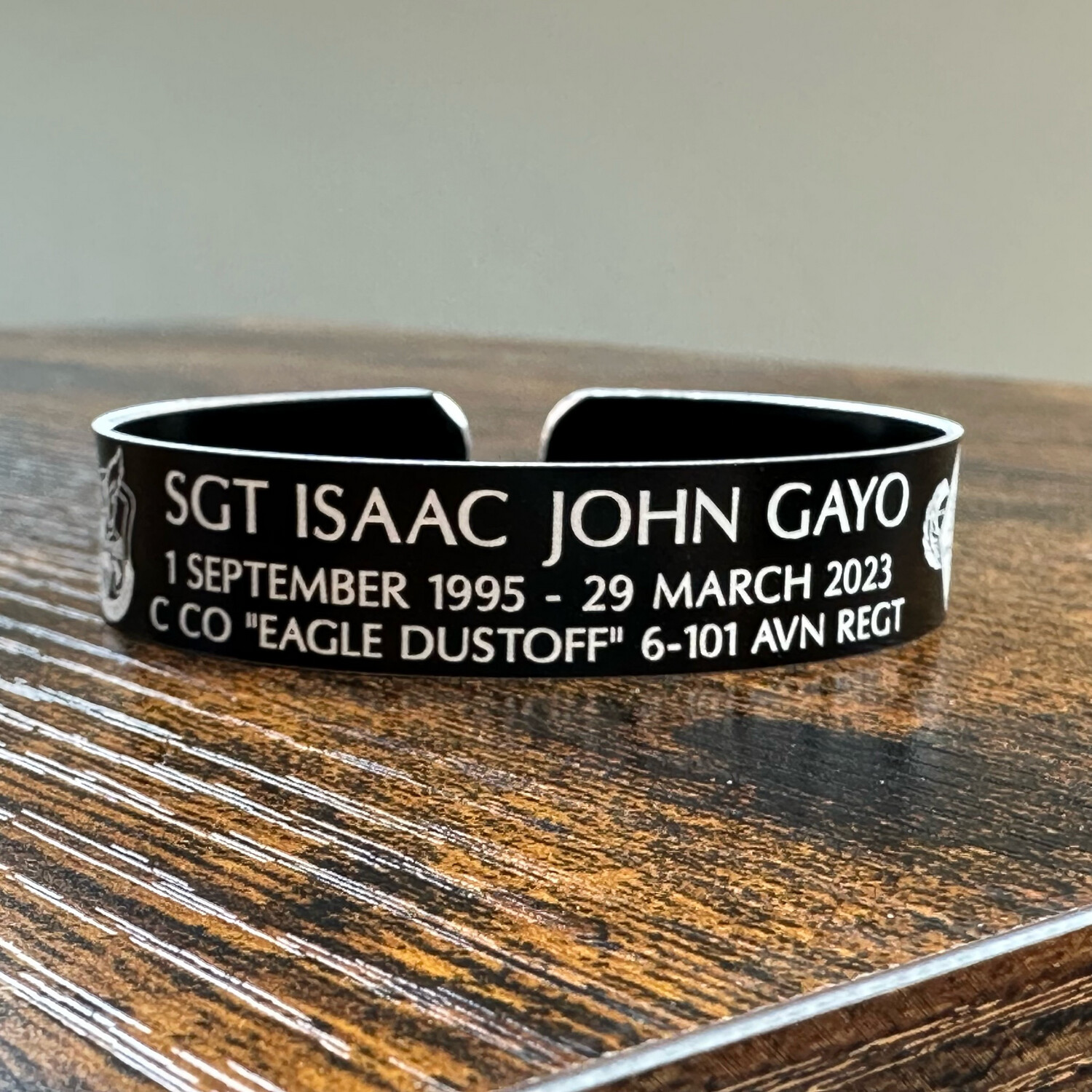 Isaac John Gayo Memorial Bracelet