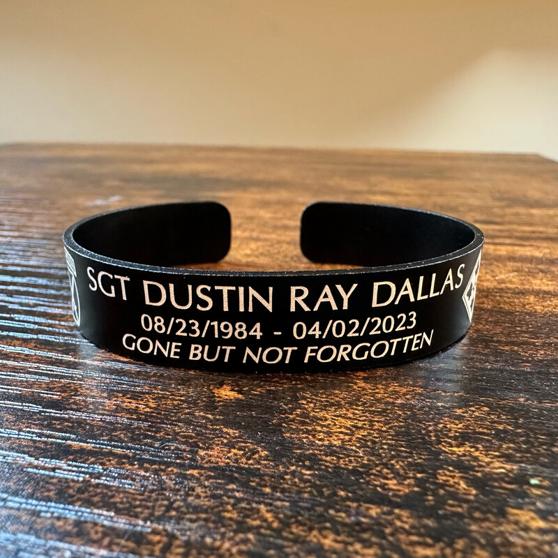 Dustin Ray Dallas Memorial Bracelet