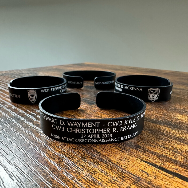 The 1-25th ARB &quot;Arctic Attack&quot; Memorial Bracelet - 27 April 2023