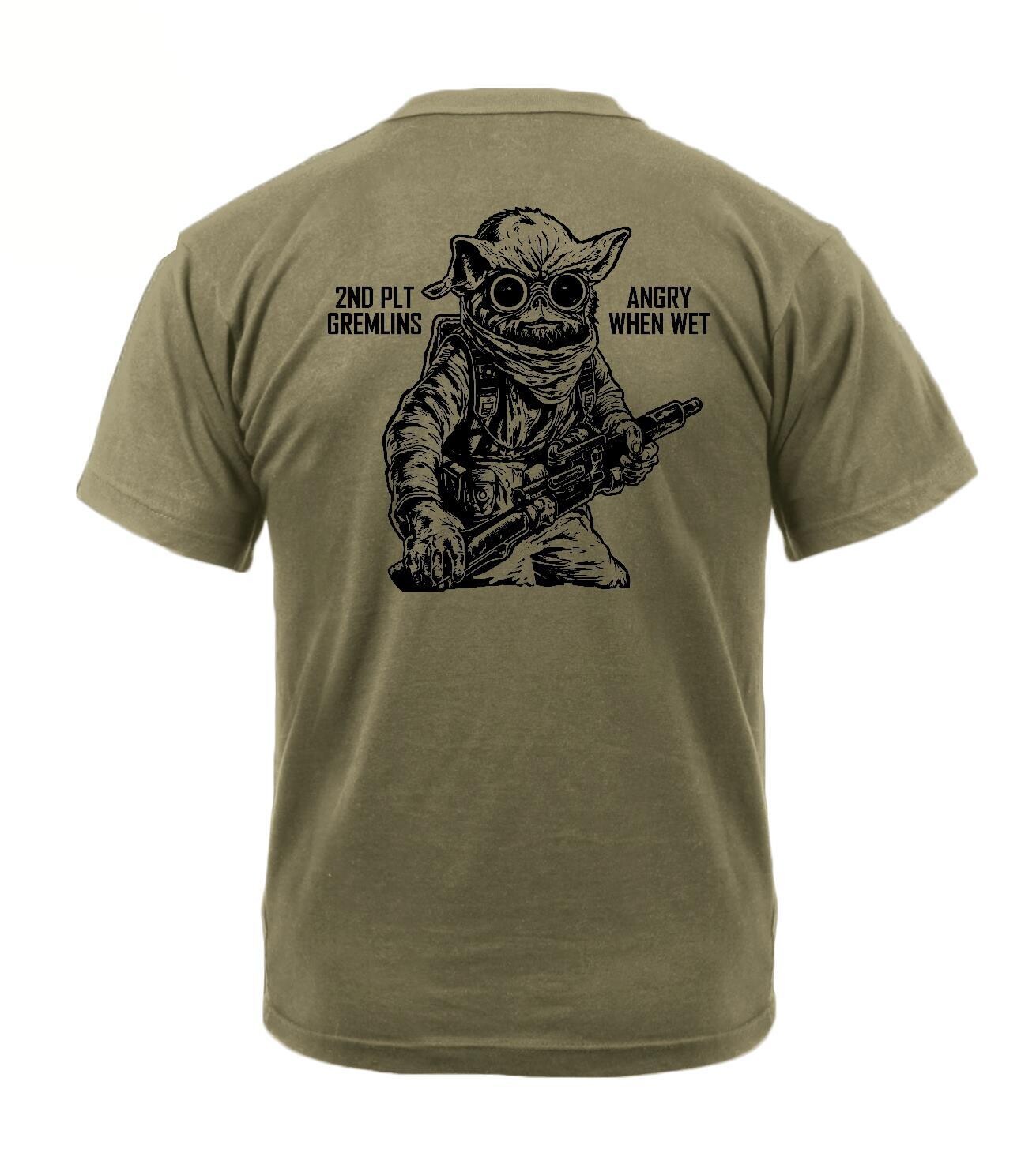 2nd PLT D Co "Gremlins" 3-187th Coyote Shirt