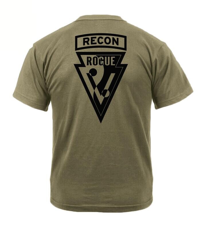 2nd PLT C Trp &quot;Rogue&quot; 1-33 CAV Coyote Shirt