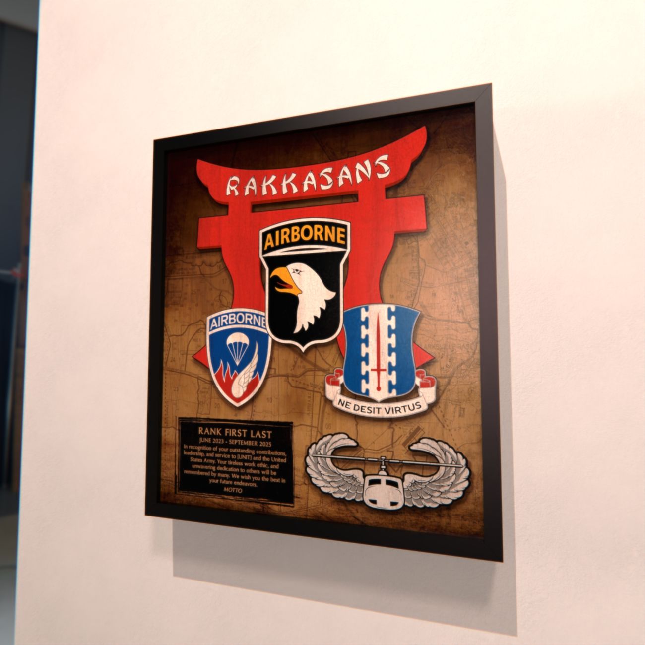 3BCT Wood Plaque 12.5&quot;x10.5&quot;