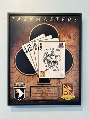 HHC "High Rollers" 426 BSB Wood Plaque - 16.5"x20.5"