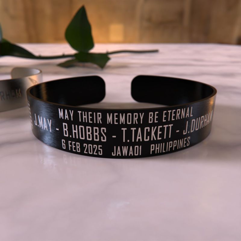 Flight JAWA01 - May Hobbs Tackett Durham Memorial Bracelet