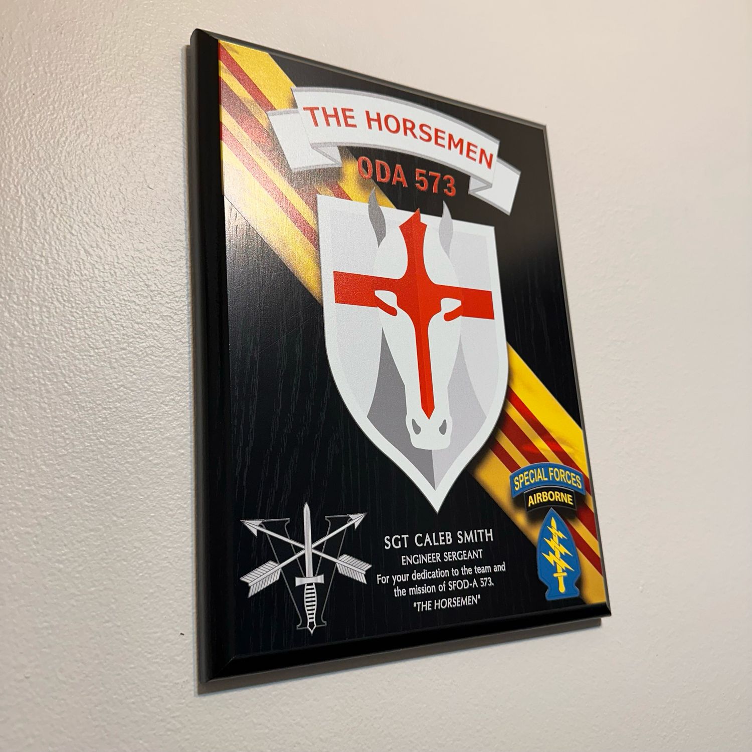 ODA 573&quot; - 9&quot;x12&quot; Plaque