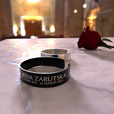 Charlie Kirk and Iryna Zarutska Memorial Bracelet