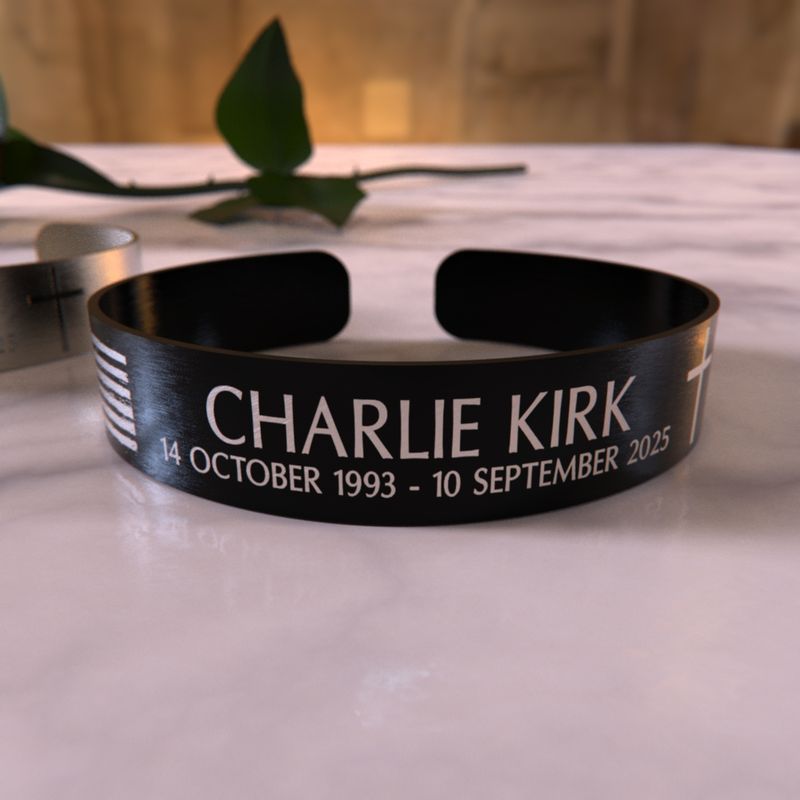 Charlie Kirk Memorial Bracelet