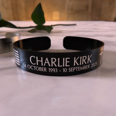 Charlie Kirk Memorial Bracelet