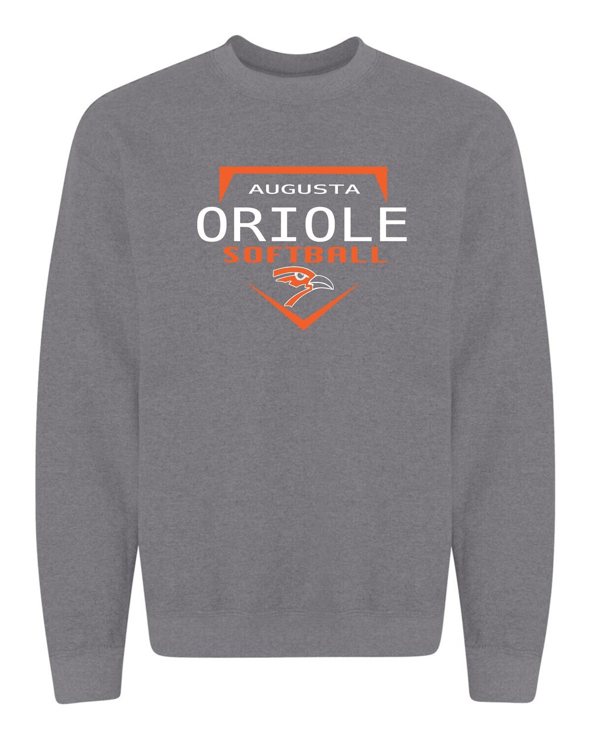 Augusta Orioles Softball Sweatshirt (Crew and Hood)