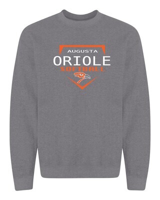 Augusta Orioles Softball Sweatshirt (Crew and Hood)