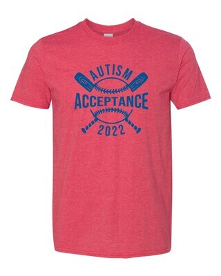 Autism Acceptance Baseball 2022 w/ Logo on back