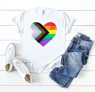 Pride Flag Heart- PREORDER