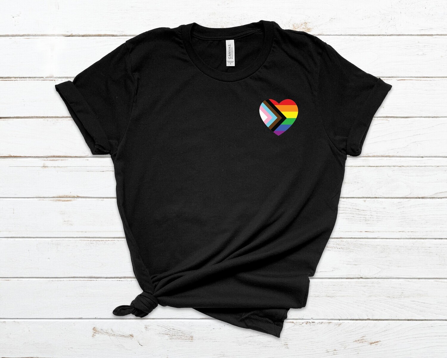 Pride Flag Heart (SMALL CHEST)