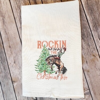 Towel Rockin around the Christmas Tree