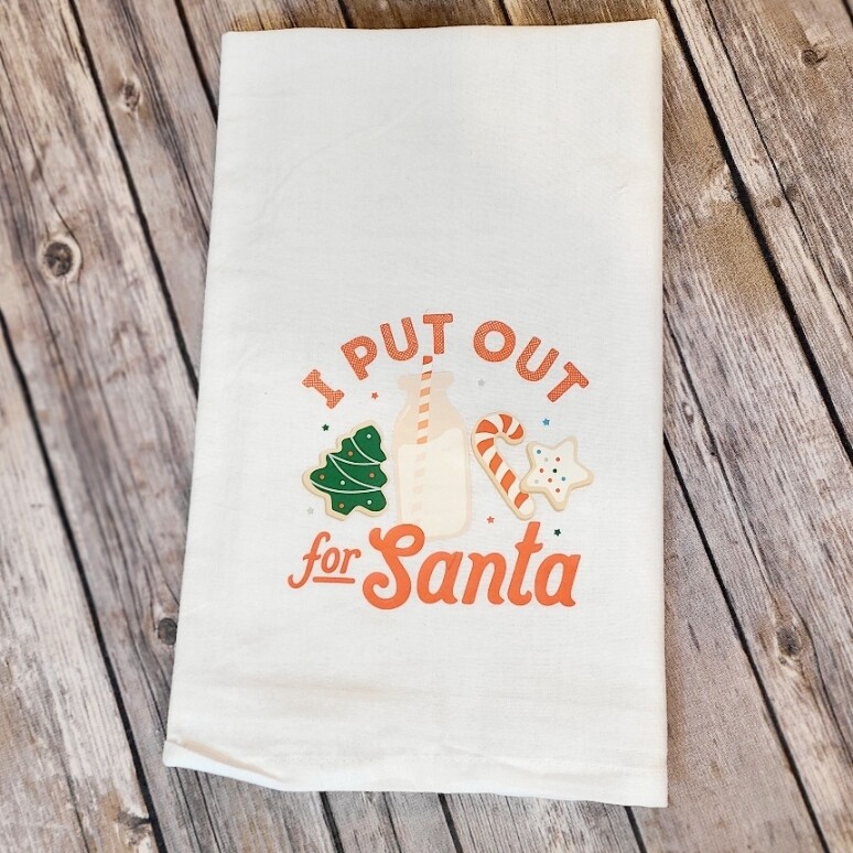 Towel I put out for Santa