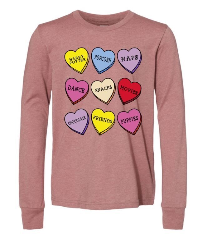 Candy Hearts.  (Customizable)