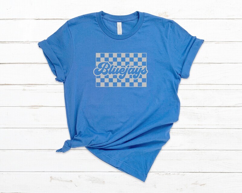 Bluejays Retro Checkered