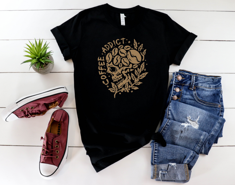 Coffee Addict (Skull)